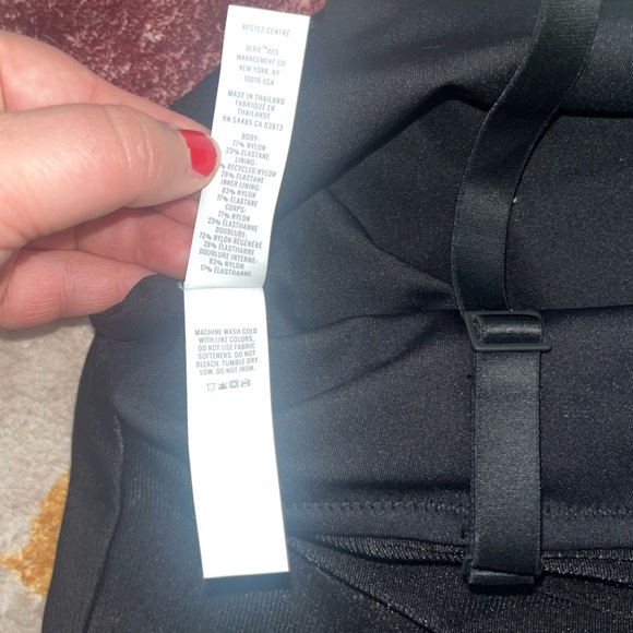AERIE NWT Black Top Size XL - Picture 6 of 10